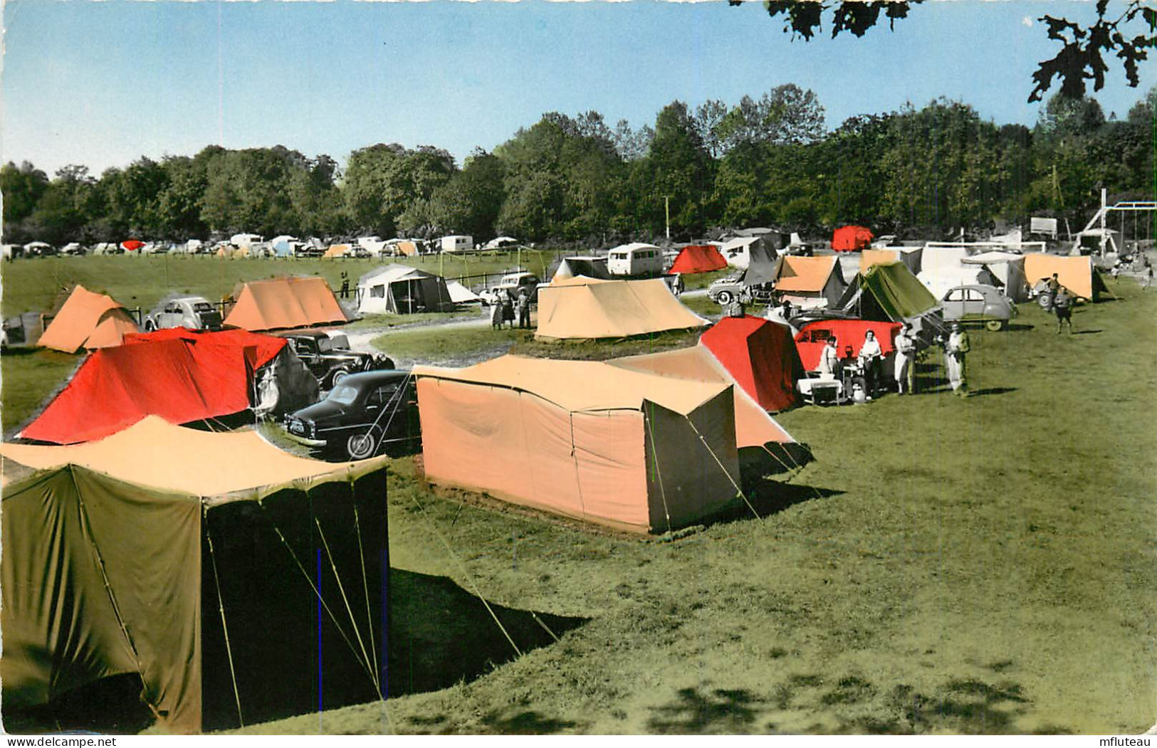 61* TESSE LA MADELEINE Le Terrain De Camping CPSM  (format 9x14cm)    RL25,1560 - Otros & Sin Clasificación
