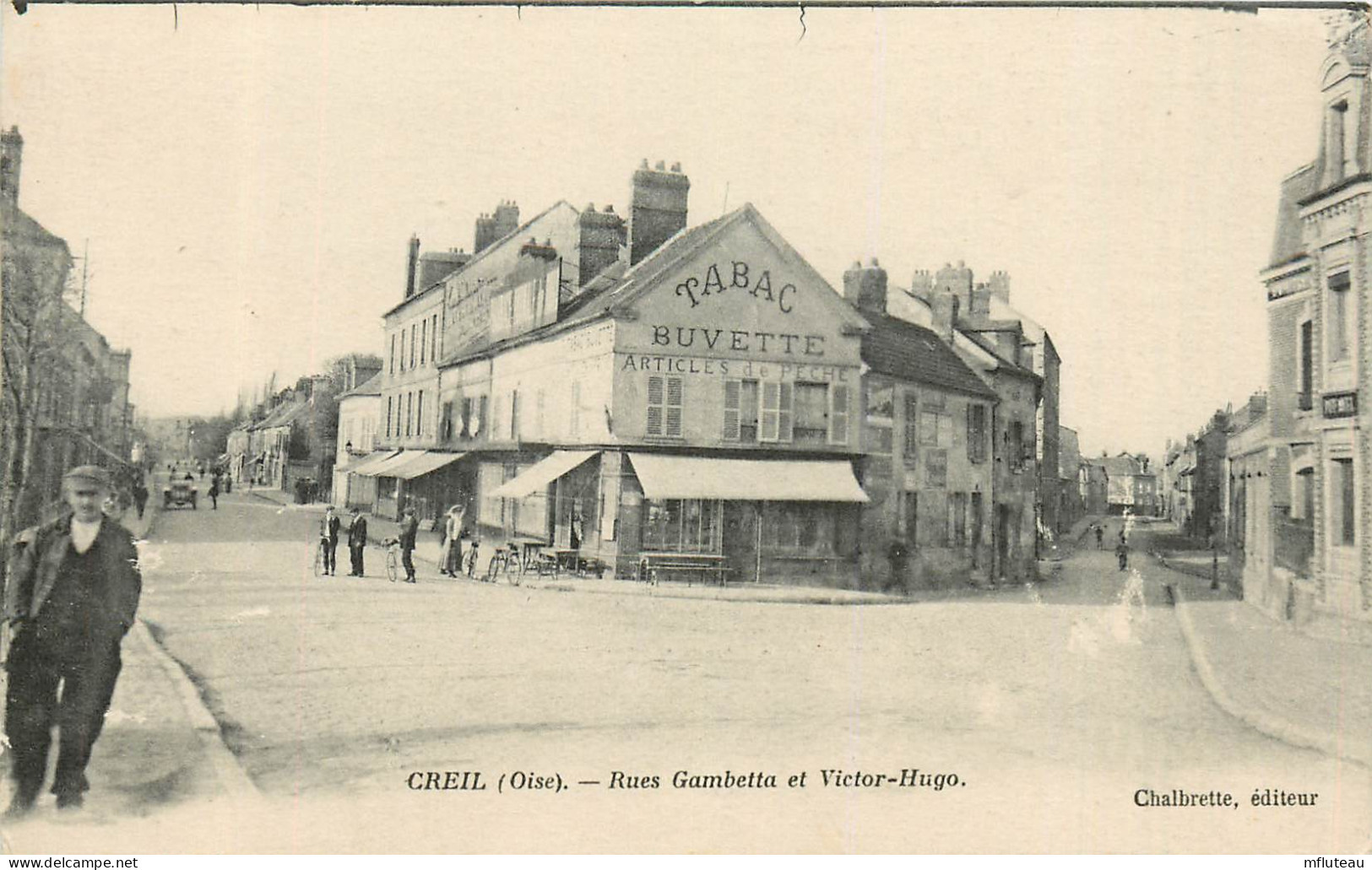 60* CREIL   Rues Gambetta Et Victor Hugo   RL25,1534 - Creil