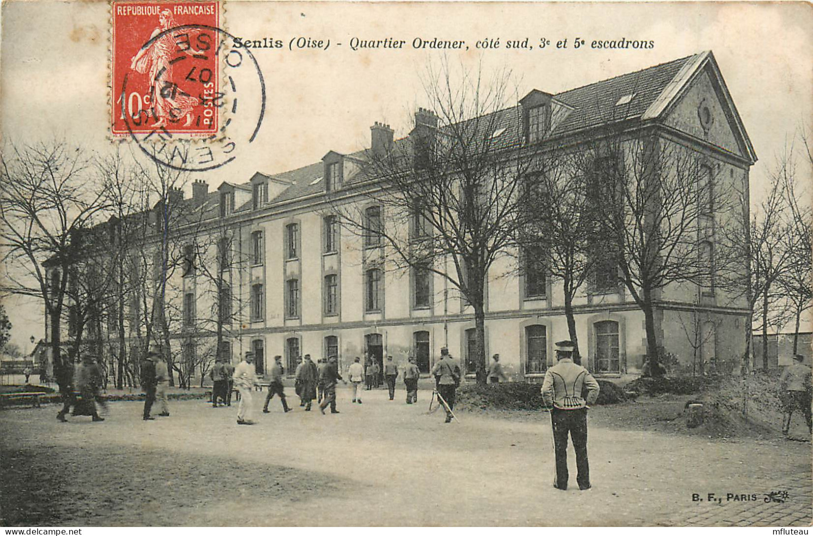 60* SENLIS  Quartier Ordener  - 2e Et 3e Escadrons       RL25,1493 - Kasernen