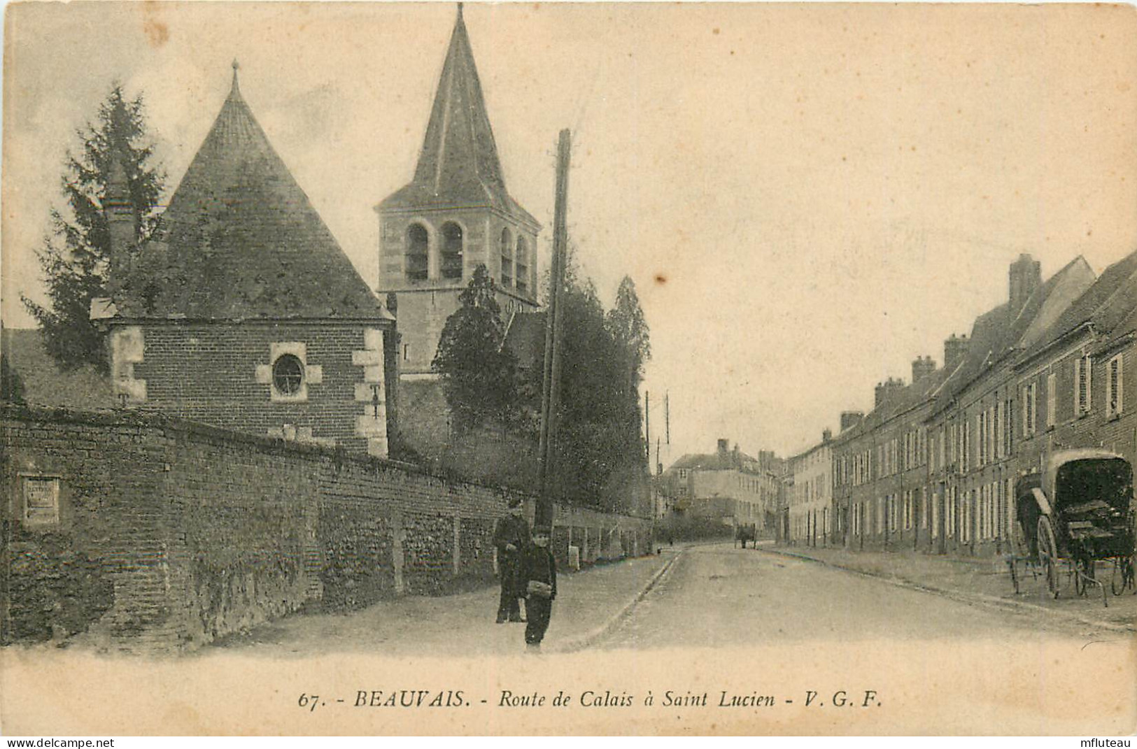 60* BEAUVAIS    Route De Calais A St Lucien      RL25,1462 - Beauvais