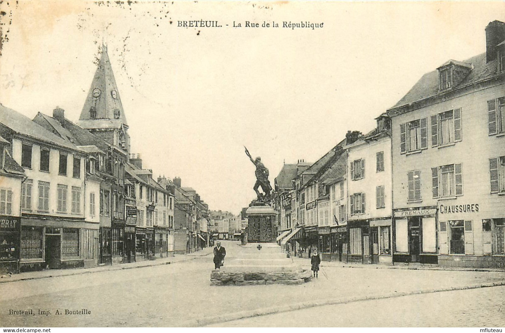 60* BRETEUIL   Rue De La Republique       RL25,1370 - Breteuil
