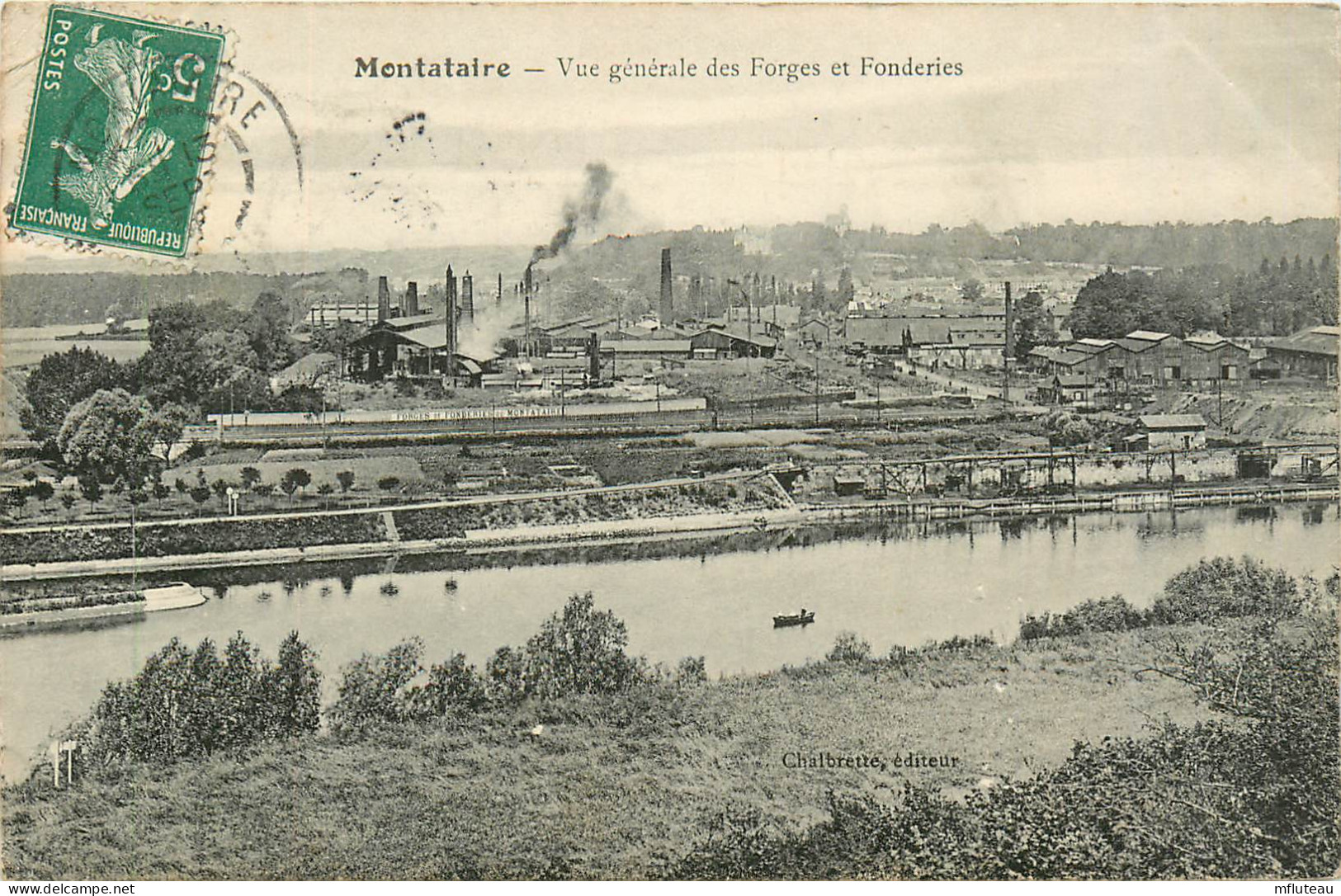 60* MONTATAIRE   Vue Generale Forges Et Fonderies       RL25,1264 - Montataire