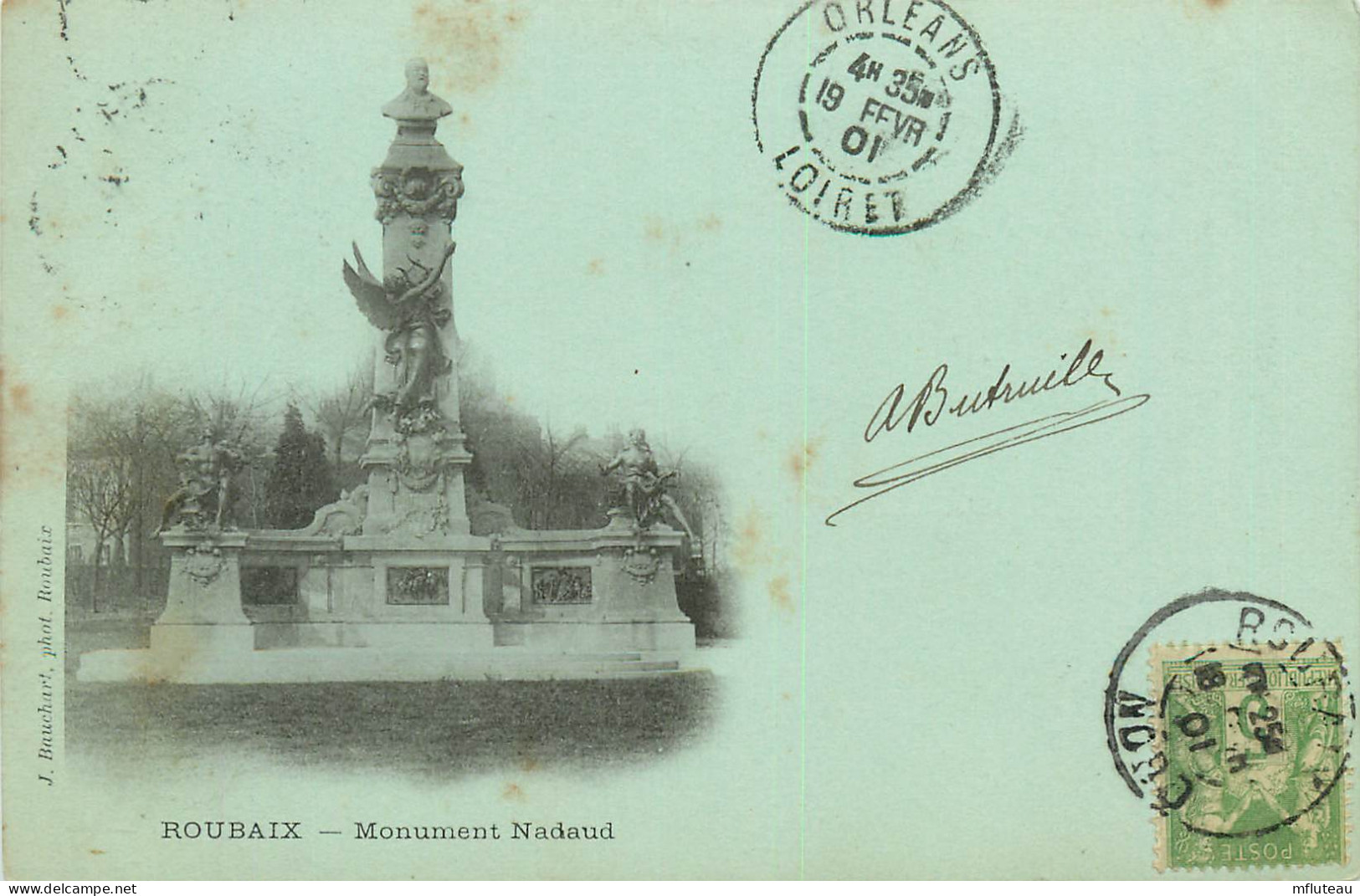 59* ROUBAIX  Monument Nadaud      RL25,1215 - Roubaix