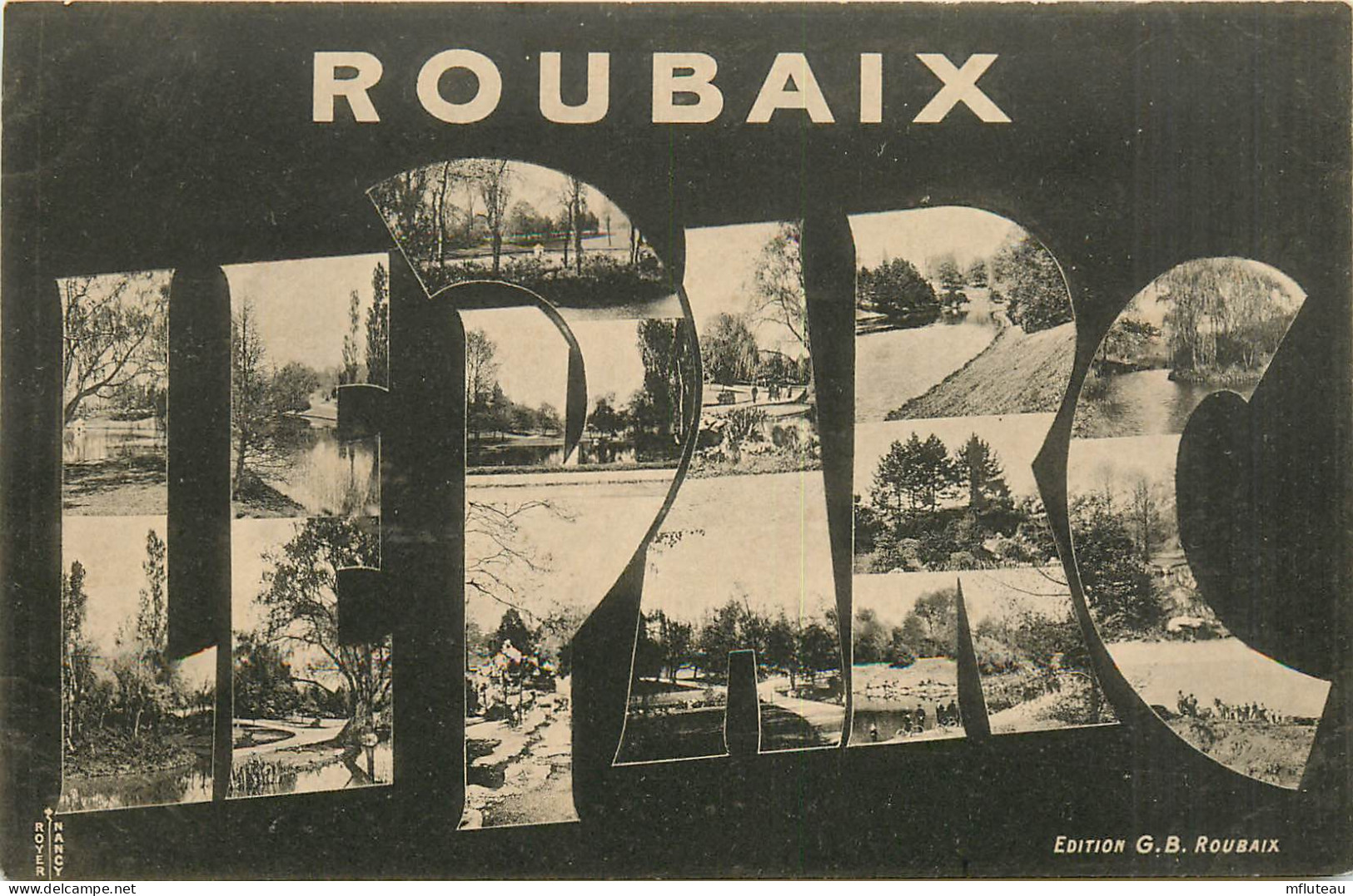 59* ROUBAIX    Le Parc  - Multi-vues   RL25,1207 - Roubaix