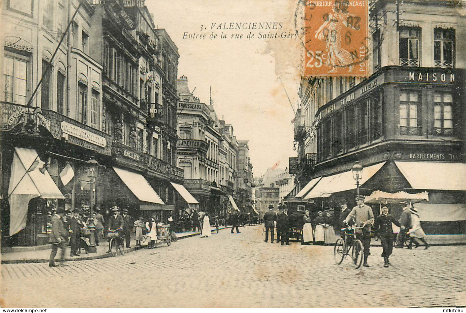 59* VALENCIENNES   Entreede La Rue St Gery  RL25,1182 - Valenciennes