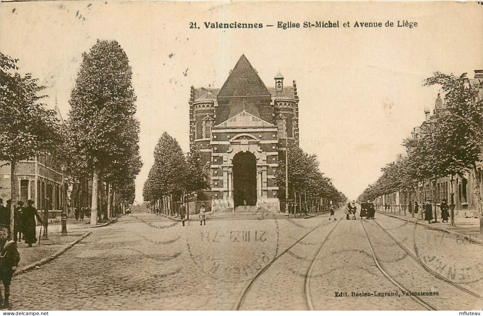 59* VALENCIENNES      Eglise  St Michel – Rue De Liege RL25,1175 - Valenciennes