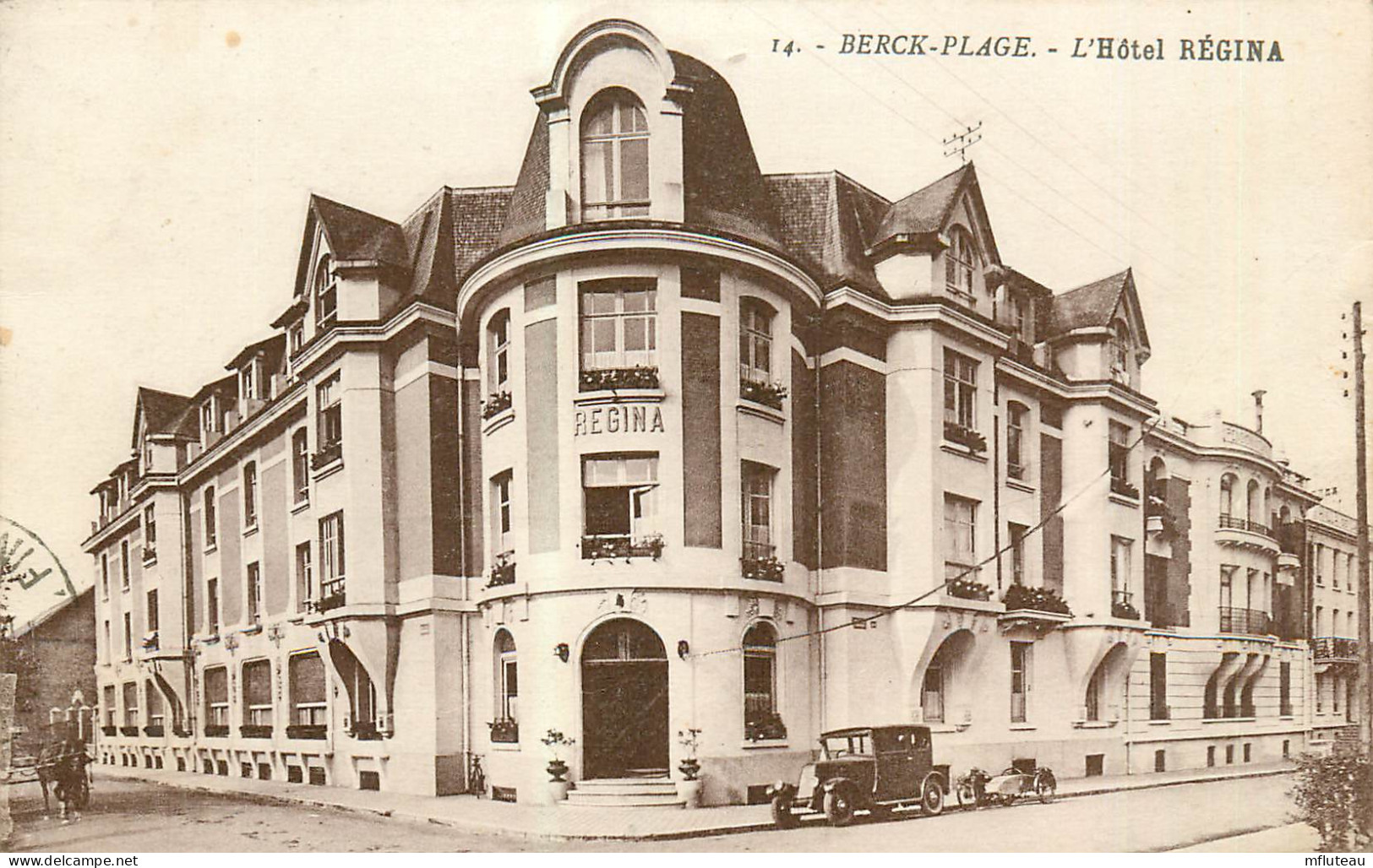 62* BERCK PLAGE   Hotel Regina     RL25,2087 - Berck