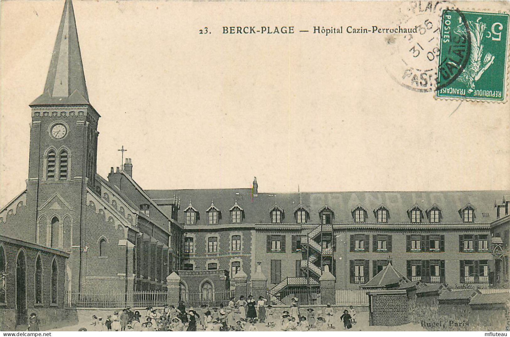 62* BERCK PLAGE    Hopital Cazin Perrochaud  RL25,2058 - Berck