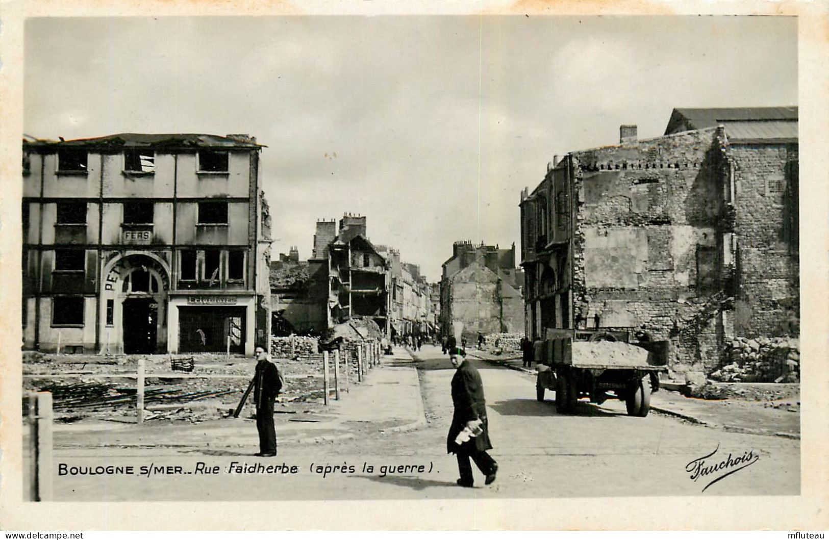 62* BOULOGNE S/MER  Rue Faidherbe  Apres Guerre WW2  RL25,2034 - War 1939-45