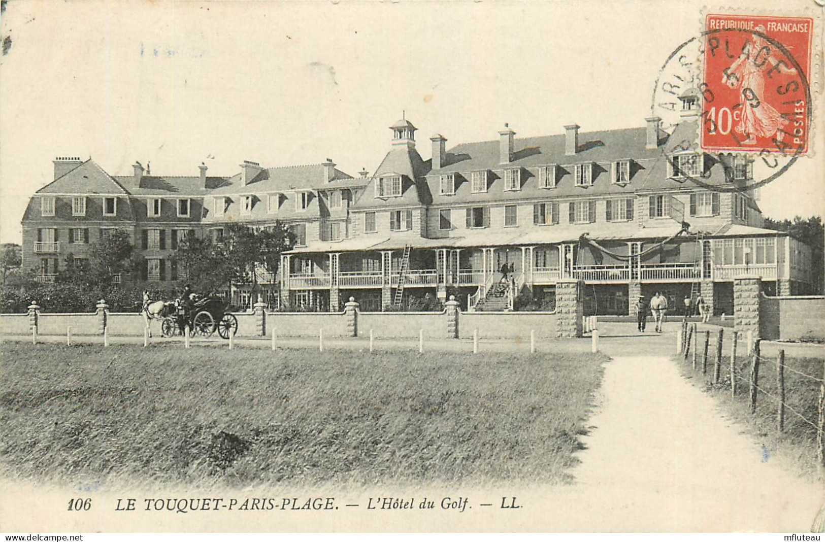 62* LE TOUQUET PARIS PLAGE     Hotel Du Golf  RL25,1990 - Le Touquet