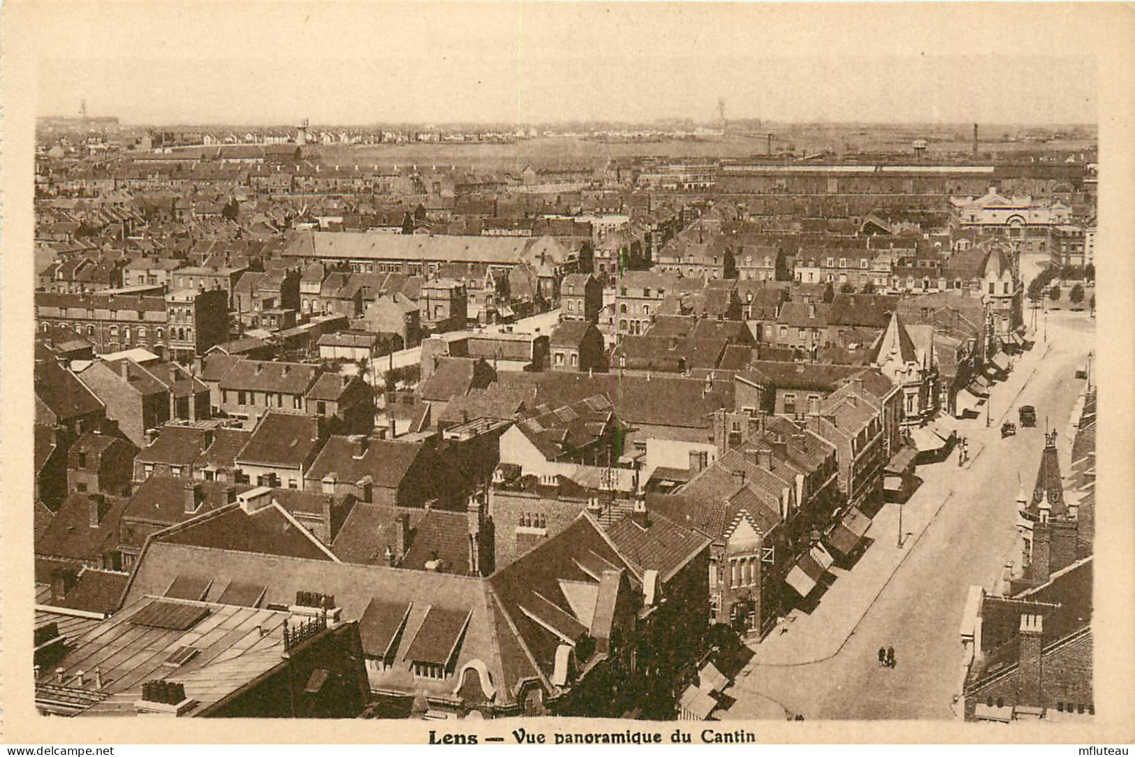 62* LENS   Vue Generale  Du Centre   RL25,1948 - Lievin