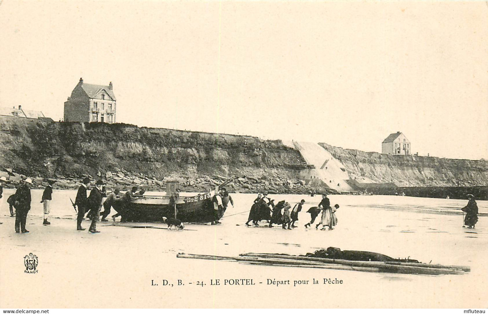 62* LE PORTEL     Depart Pour La Peche   RL25,1942 - Le Portel