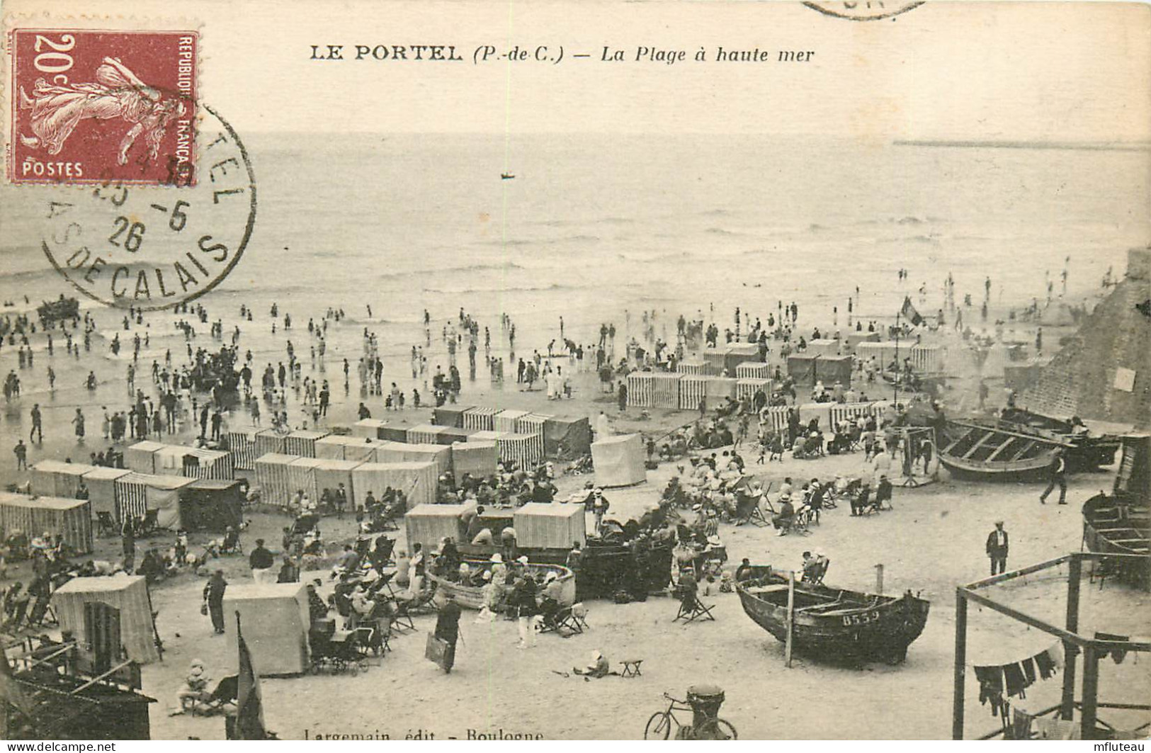 62* LE PORTEL La Plage A Haute Mer    RL25,1936 - Le Portel