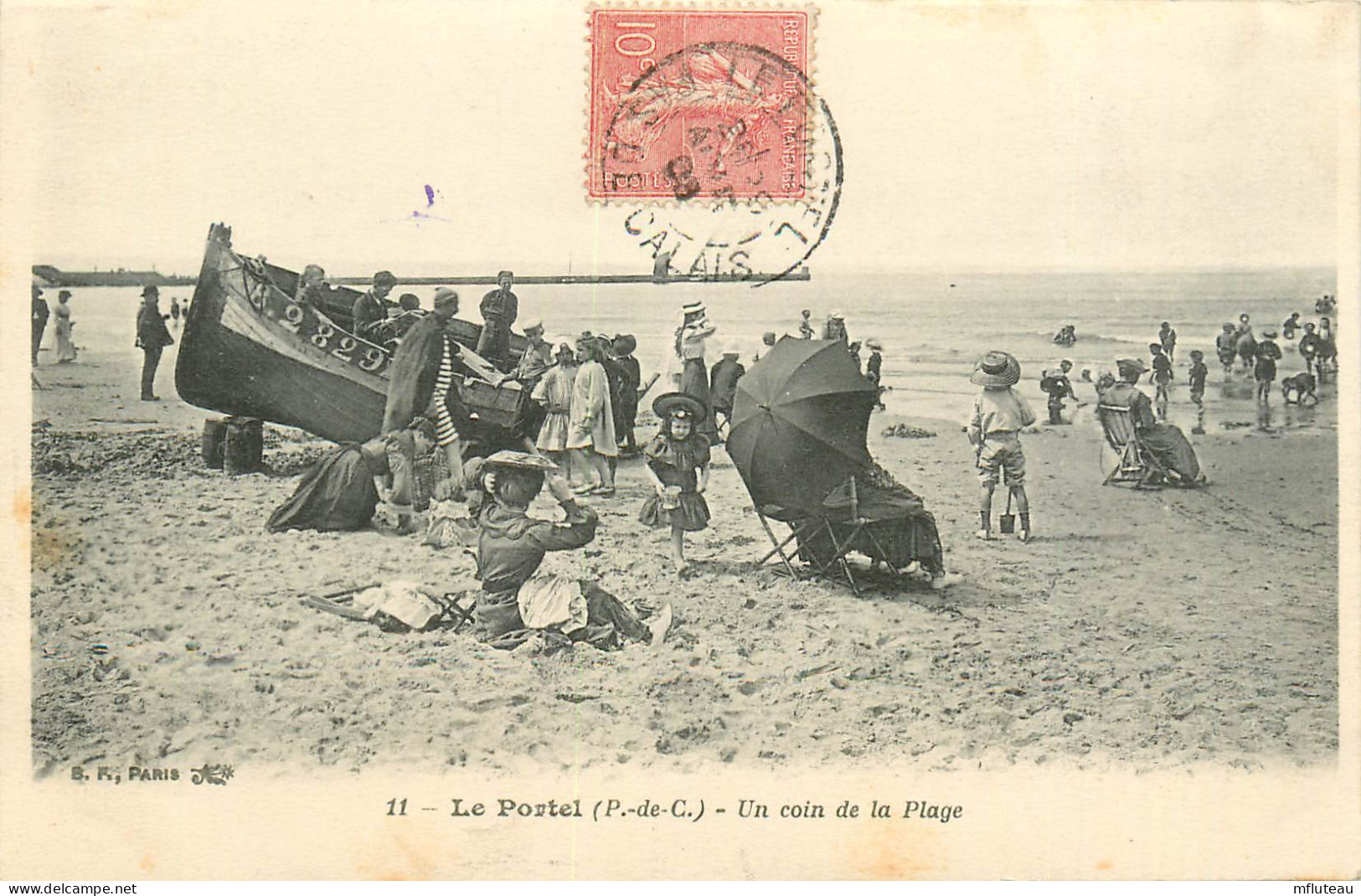62* LE PORTEL Un Coin De La Plage    RL25,1934 - Le Portel