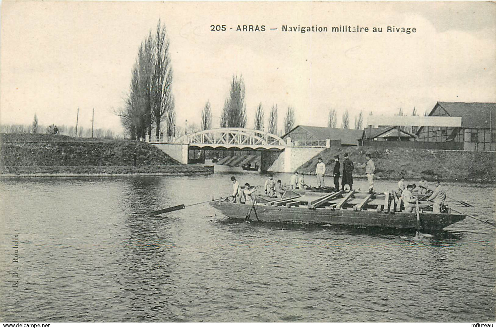 62* ARRAS   Navigation Militaire  Au Rivage  RL25,1919 - Manovre