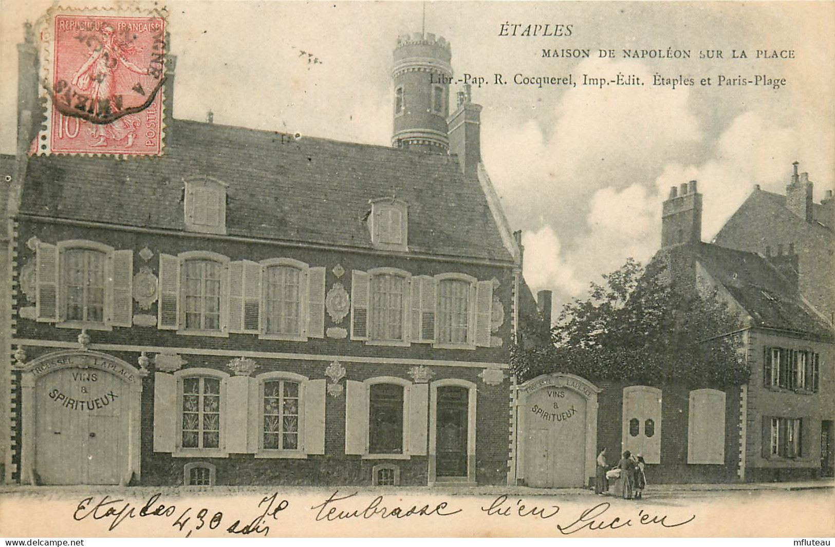 62* ETAPLES Maison De Napoleon      RL25,1864 - Etaples