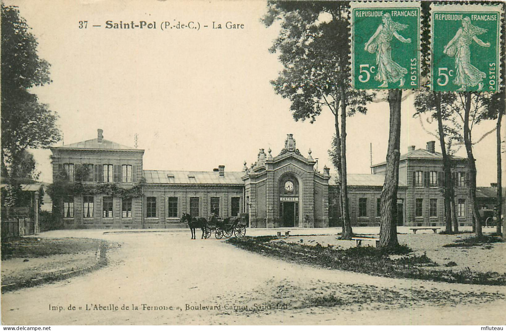 62* ST POL  La Gare     RL25,1794 - Saint Pol Sur Ternoise