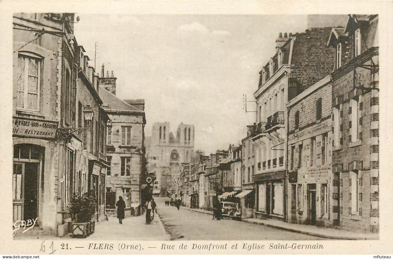 61* FLERS  Rue De Domfront    RL25,1769 - Flers