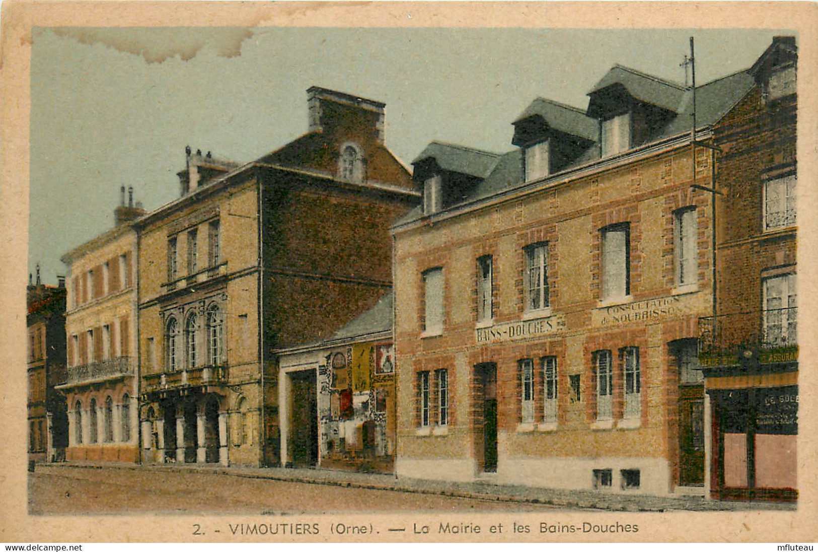 61* VIMOUTIERS   Mairie Et Bains Douches    RL25,1695 - Vimoutiers