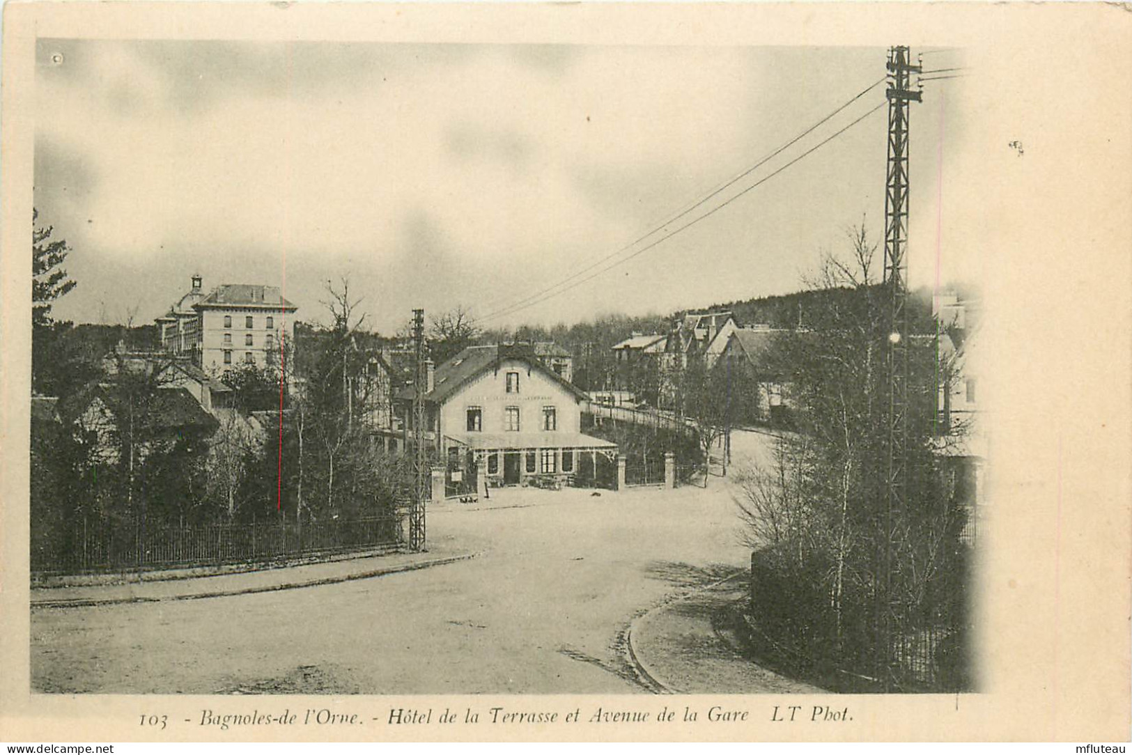 61* BAGNOLES DE L ORNE    Hotel De La Terrasse   RL25,1669 - Bagnoles De L'Orne