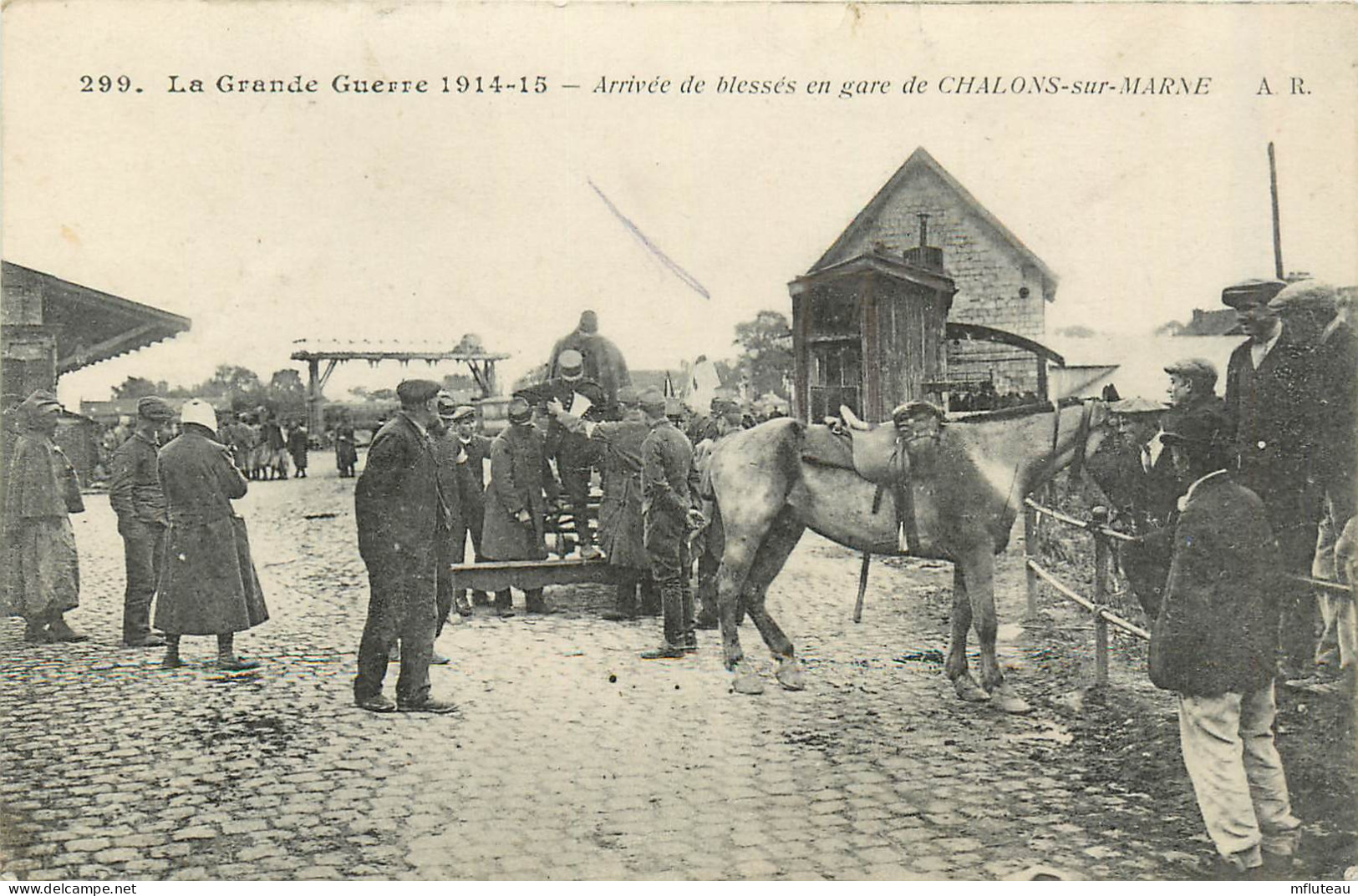 51* CHALONS S/MARNE  WW1 – Arrive Des Blesss En Gare          RL37.0520 - Guerre 1914-18