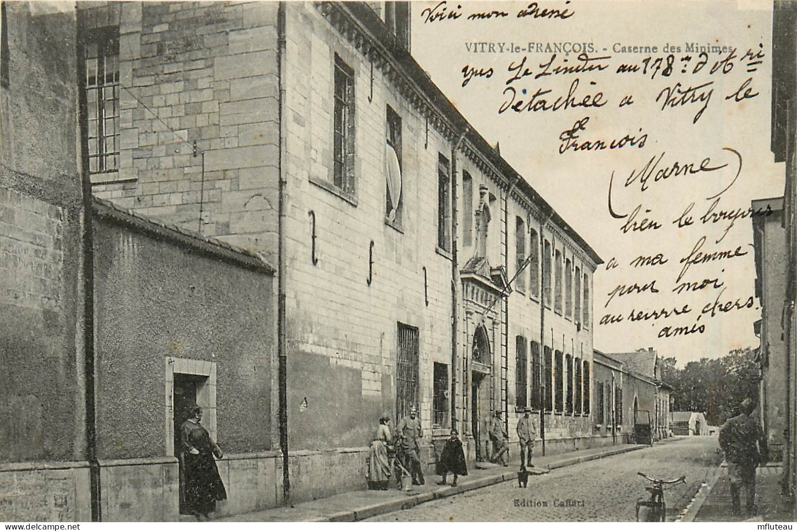 51* VITRY LE FRANCOIS  Caserne Des Minimes            RL37.0514 - Casernes