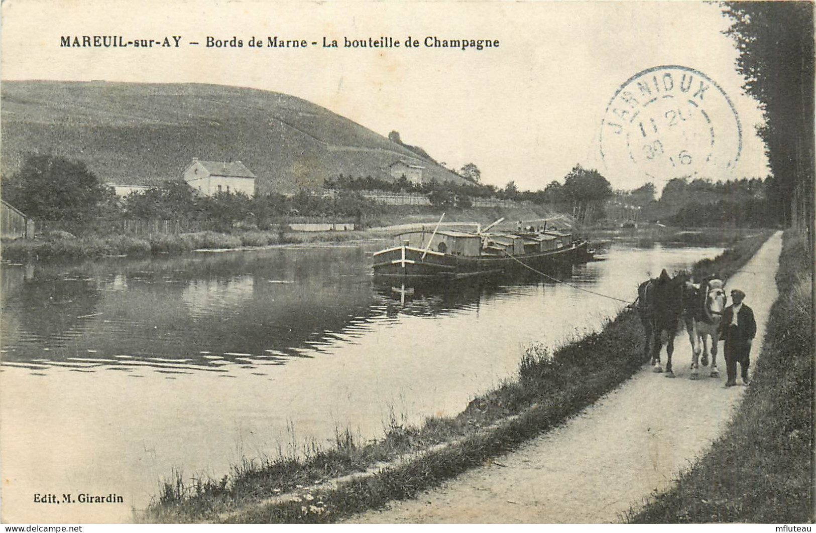 51* MAREUIL S/AY Marne – La Bouteille De Champagne          RL37.0421 - Mareuil-sur-Ay