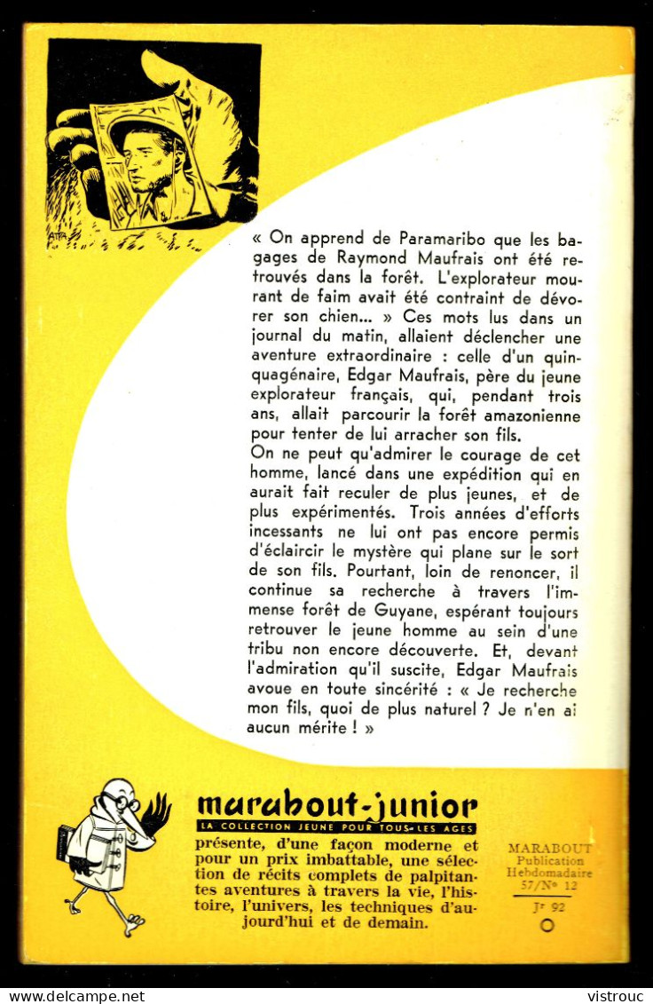 "Sur La Piste De MAUFRAIS", De Paul THOMAS - MJ N° 92 -  Récit - 1957. - Marabout Junior