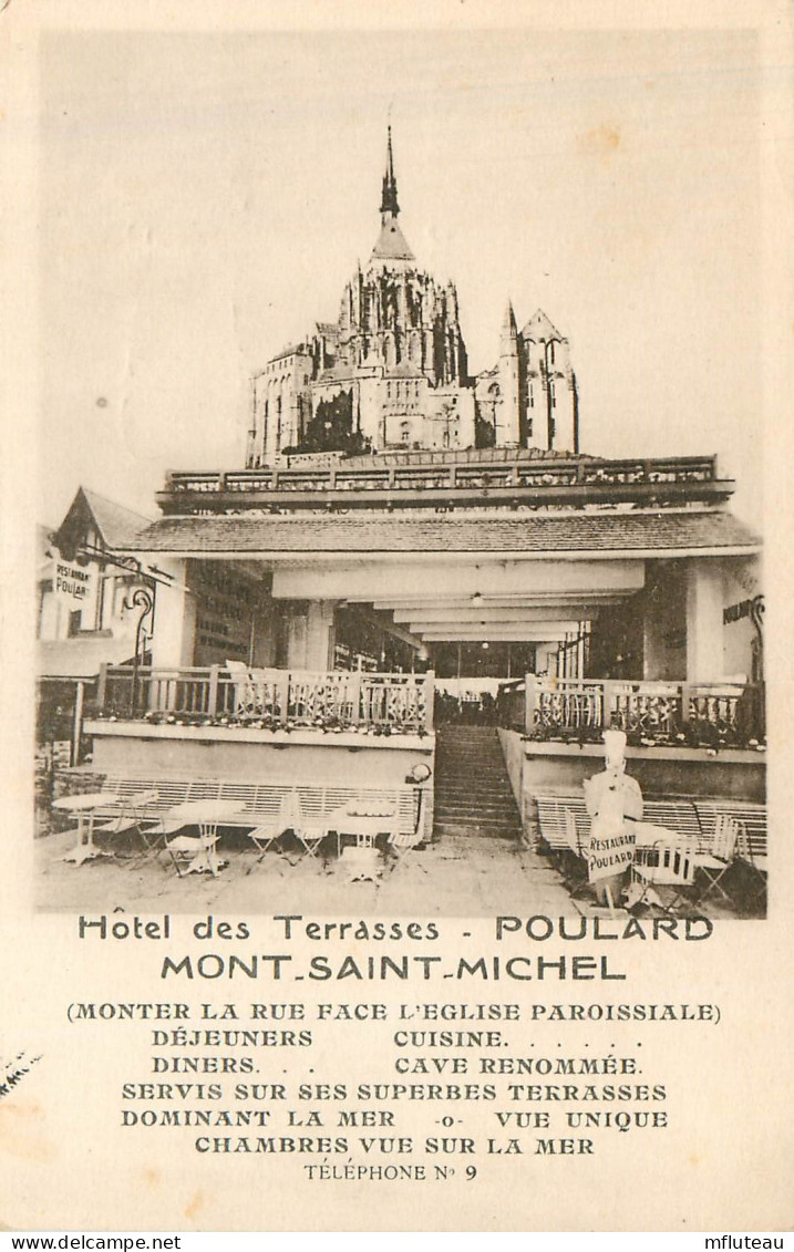 50* LE MONT ST MICHEL  Hotel Des Terrasses – Poulard           RL37.0394 - Le Mont Saint Michel
