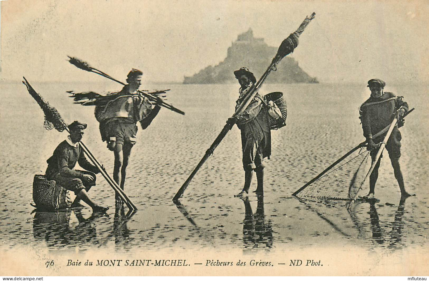 50* MONT ST MICHEL   Pecheurs Des Greves     RL37.0340 - Le Mont Saint Michel