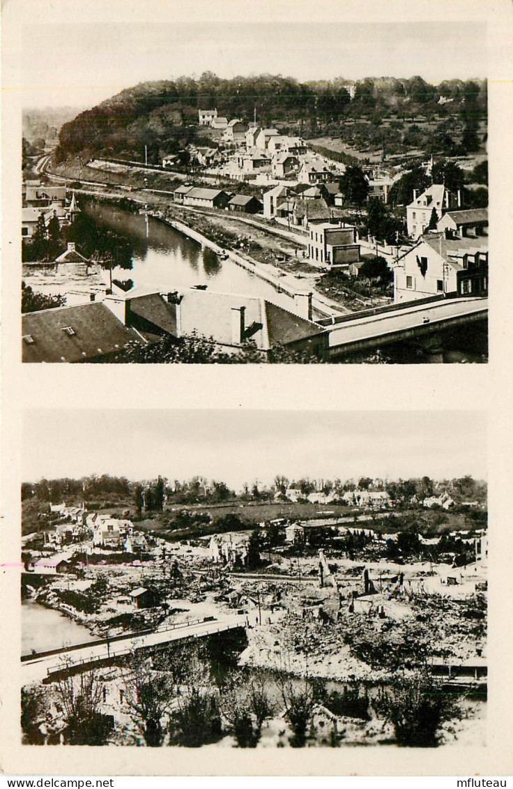 50* ST LO   Quartier De La Gare - Avant Et Apres WW2      RL37.0311 - Oorlog 1939-45