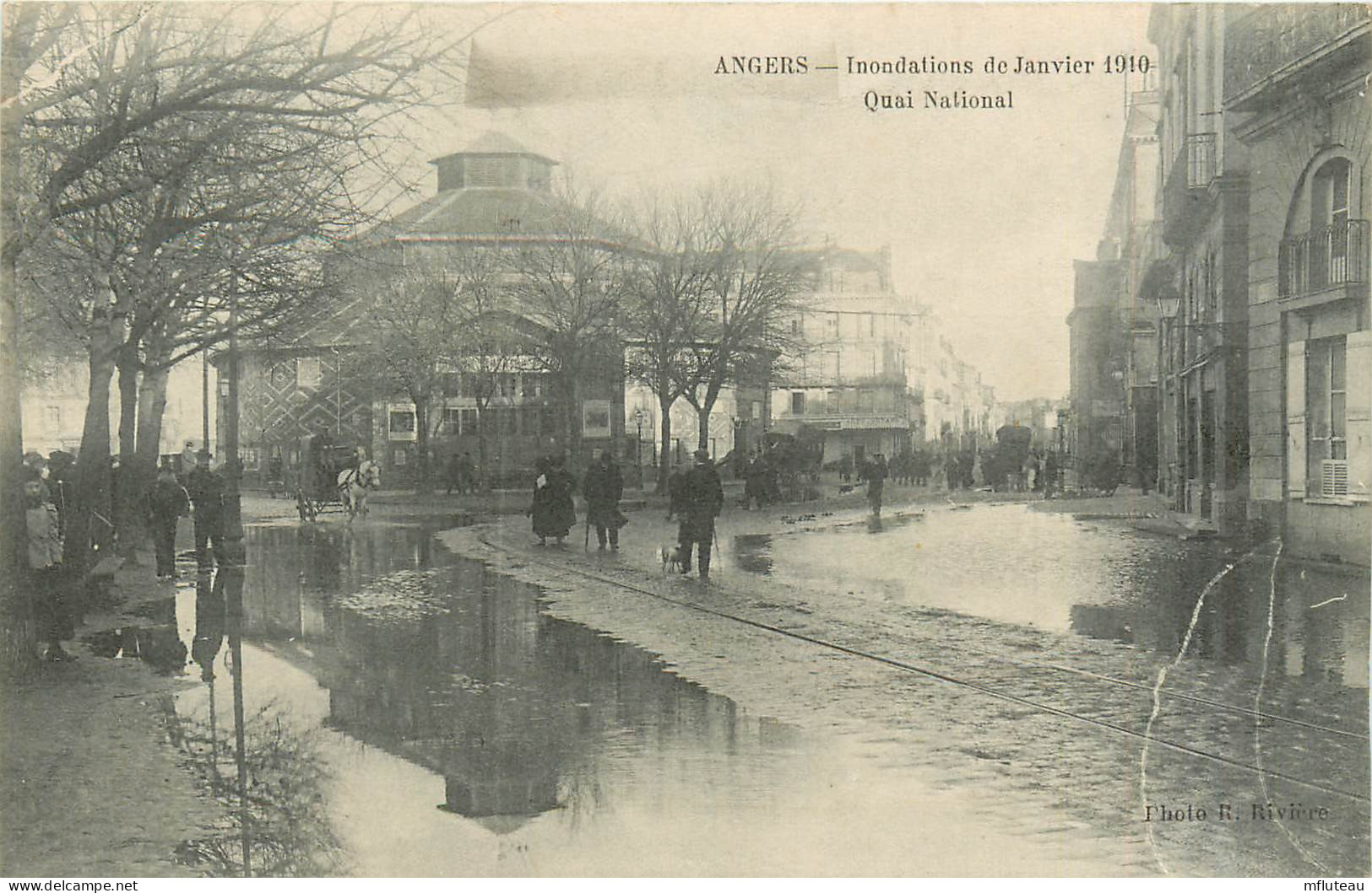 49* ANGERS  Crue 1910 – Quai National           RL37.0305 - Angers