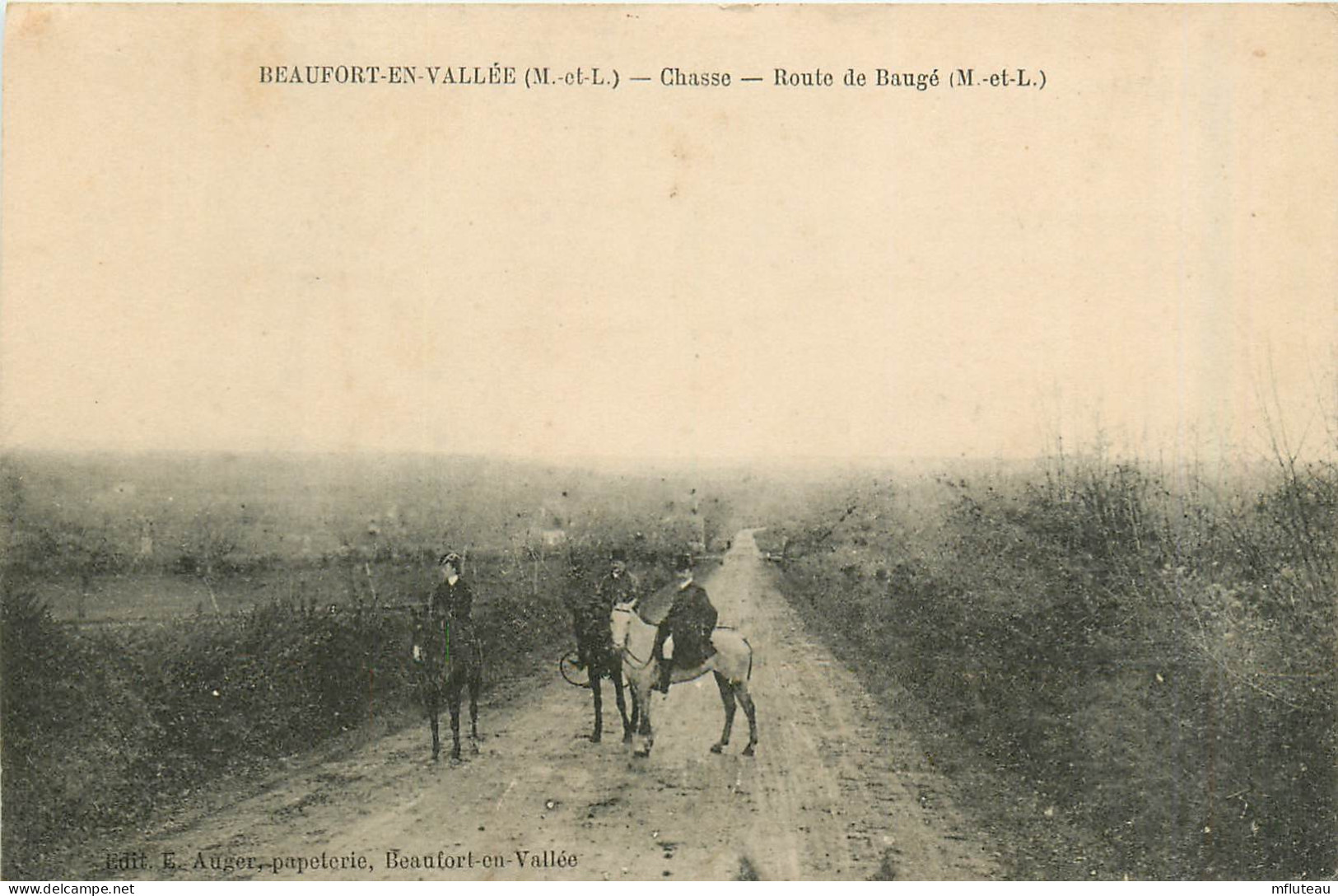 49* BEAUFORT EN VALLEE  Chasse – Route De Bauge           RL37.0295 - Hunting