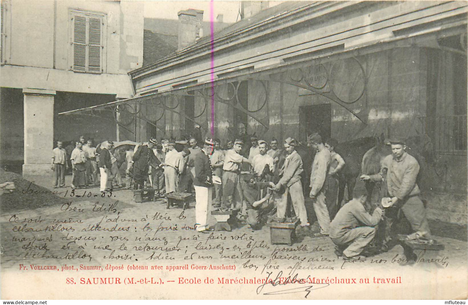 49* SAUMUR  Ecole De Marechalerie           RL37.0268 - Barracks