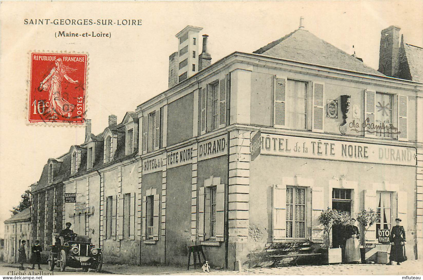 49* ST GEORGES S/LOIRE  Hotel De « la Tete Noire »          RL37.0264 - Saint Georges Sur Loire