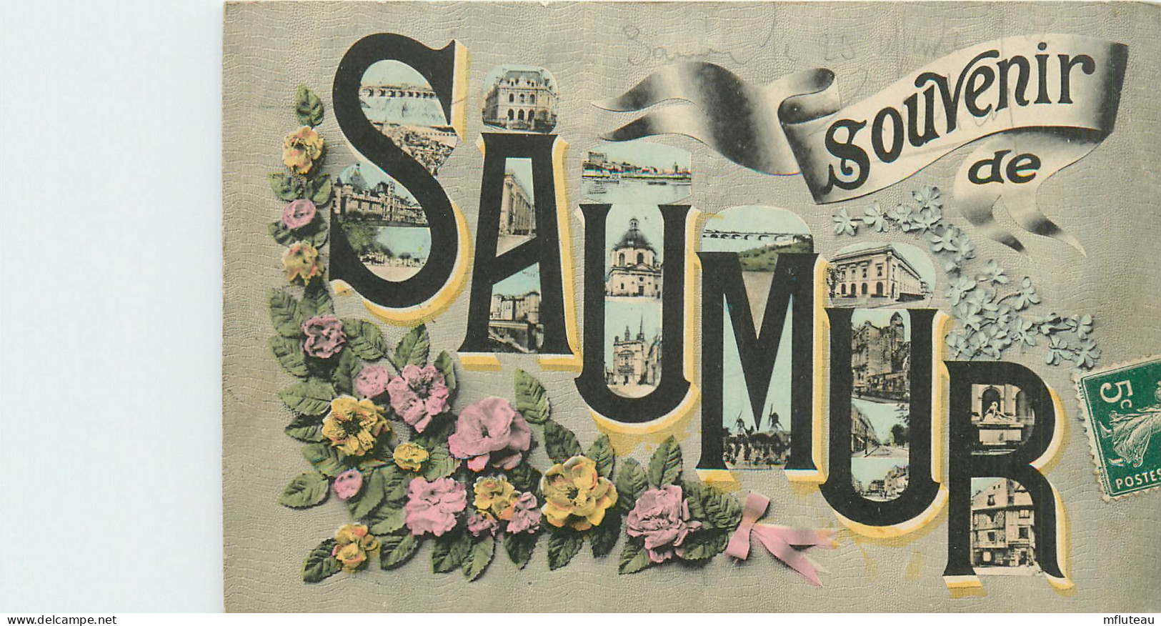 49* SAUMUR  « souvenir »  Multi-vues          RL37.0254 - Saumur