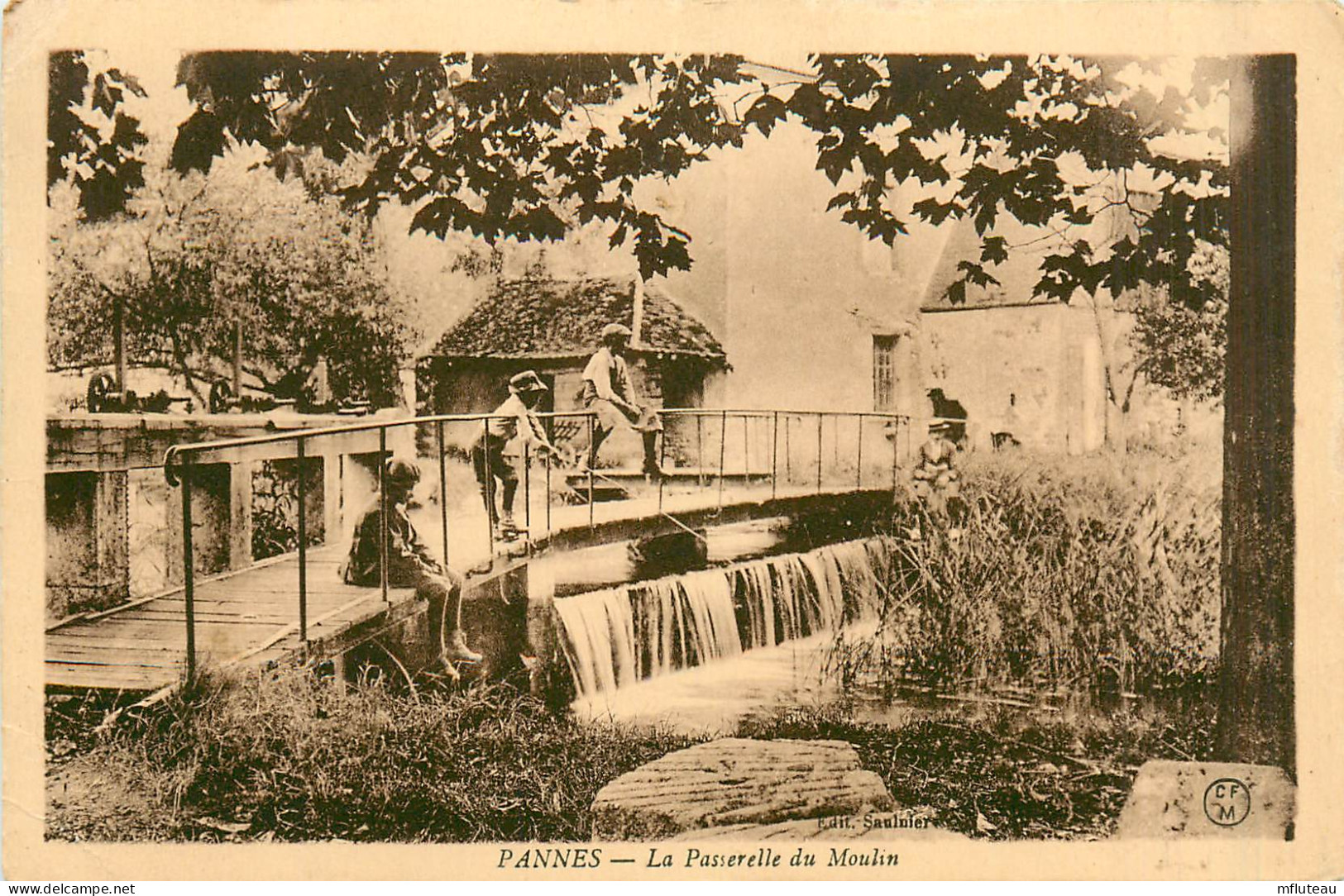 45* PANNES Passerelle Du Moulin   RL37.0058 - Other & Unclassified