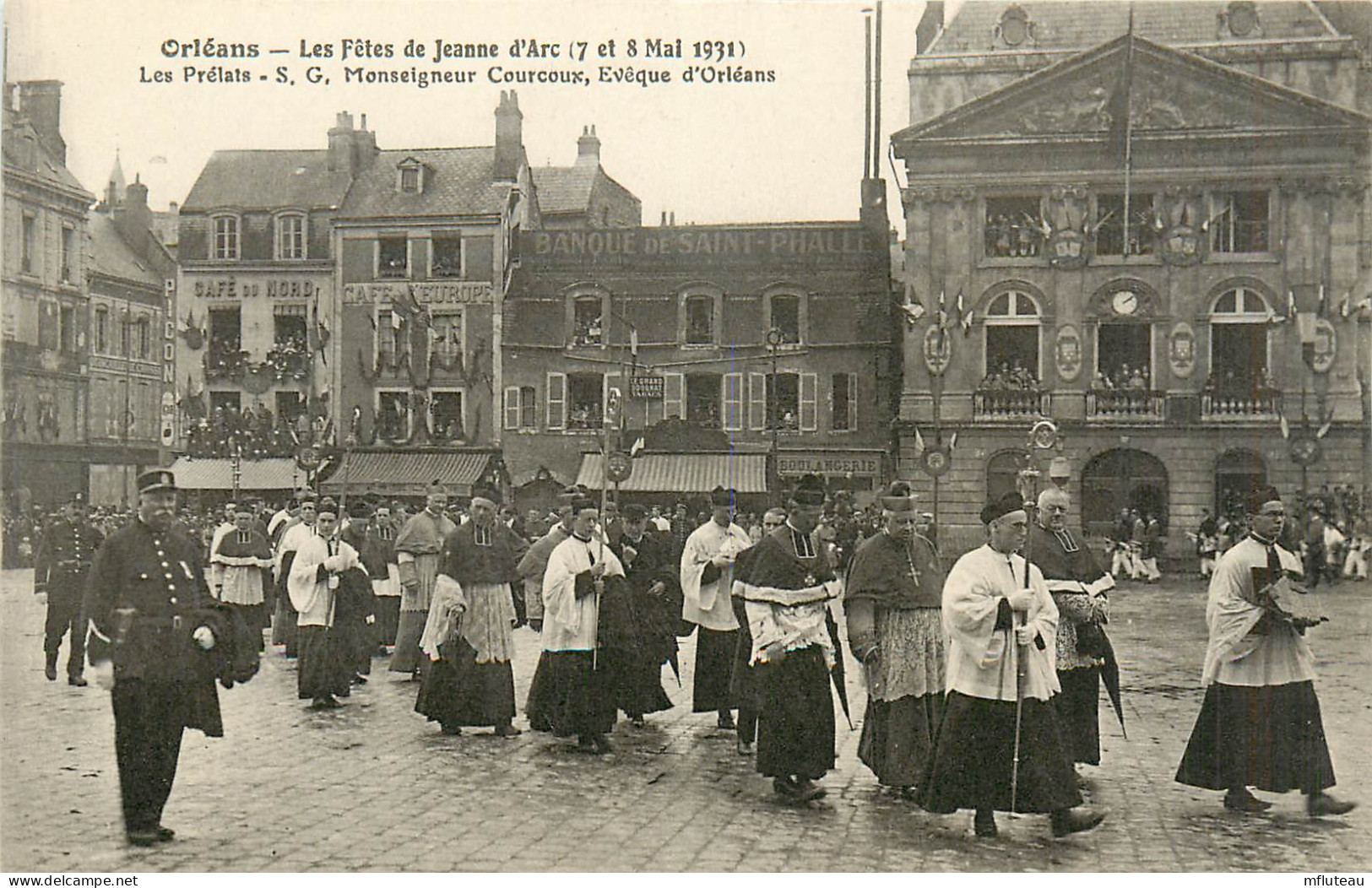 45* ORLEANS   Fetes Jeanne D Arc 1931  Msr  COURCOUX  Eveque       RL37.0045 - Orleans