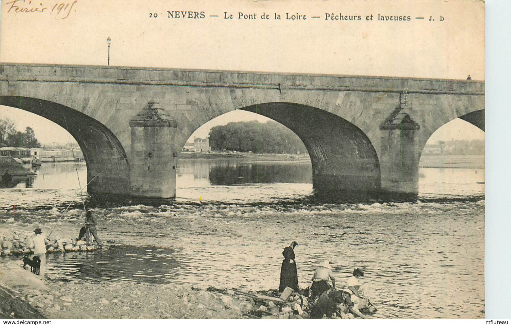 58* NEVERS  Pont De La Loire – Pecheurs   RL37.1063 - Nevers