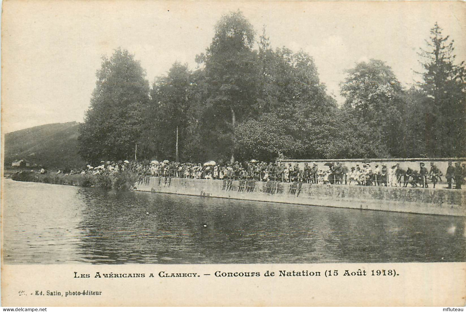 58* CLAMECY  Concours De Natation 1918 – Americains    RL37.1058 - Clamecy