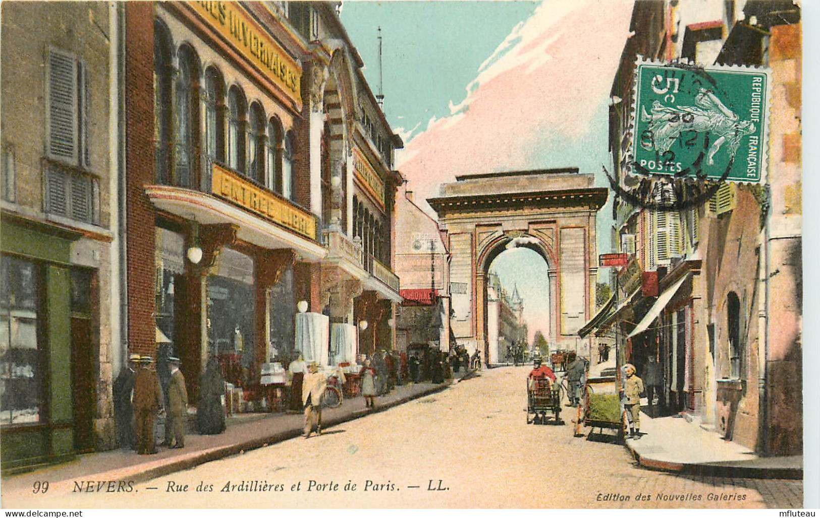 58* NEVERS Rue Des Ardilieres – Porte De Paris  RL37.1041 - Nevers
