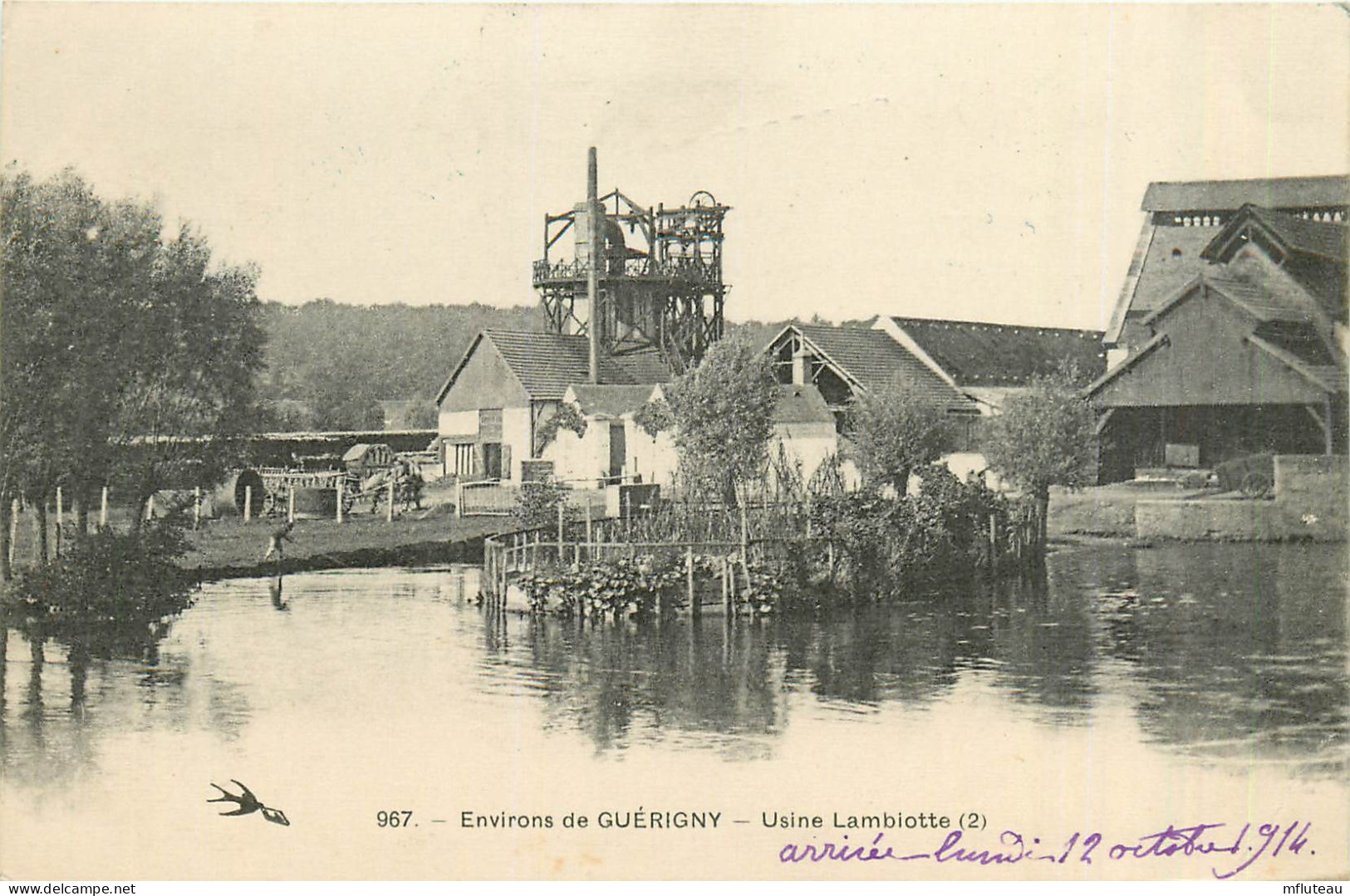 58* GUERIGNY Usine Lambiotte  RL37.1027 - Guerigny