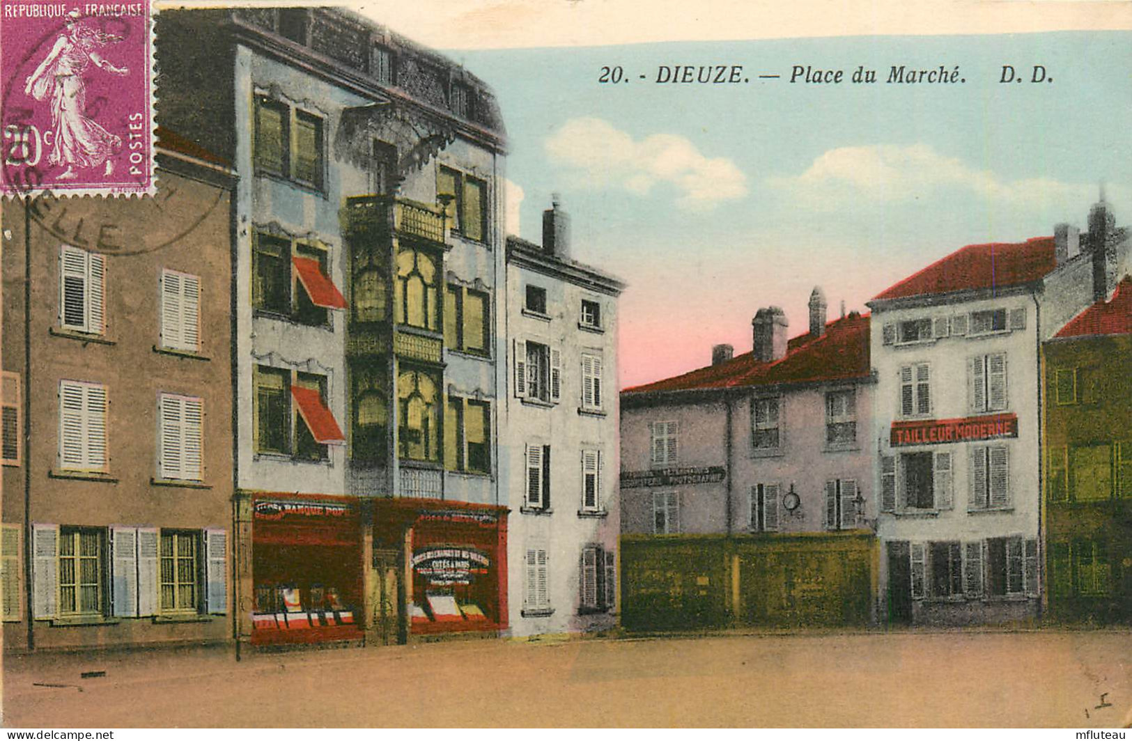 57* DIEUZE  Place Du Marche    RL37.1017 - Dieuze
