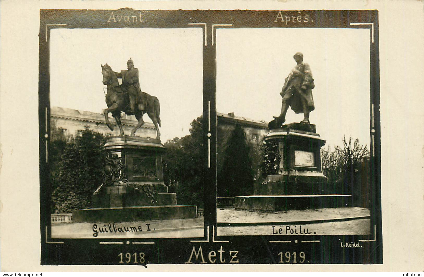57* METZ 1918 Empereur – 1919 Le Poilu   RL37.1011 - Metz