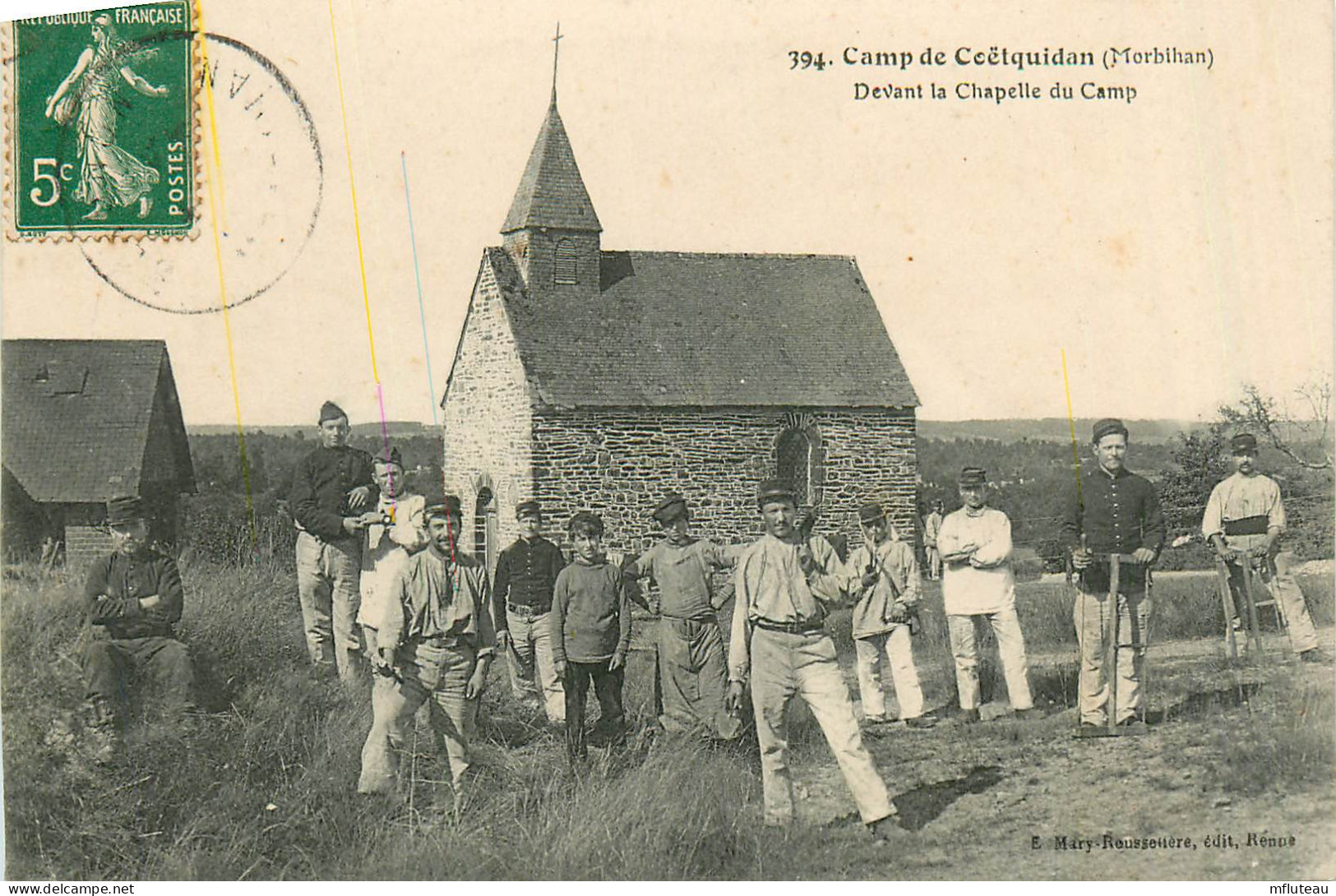 56* COETQUIDAN   Devant La Chapelle Du Camp         RL37.0934 - Kazerne