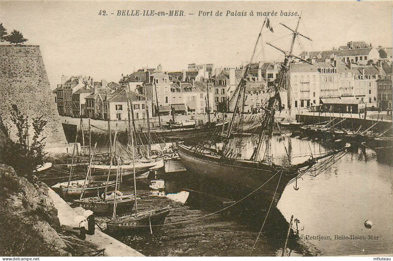 56* BELLE ILE EN MER Port Du Palais       RL37.0914 - Belle Ile En Mer