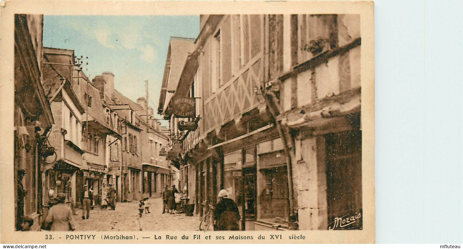 56* PONTIVY  Rue Du Fil          RL37.0916 - Pontivy