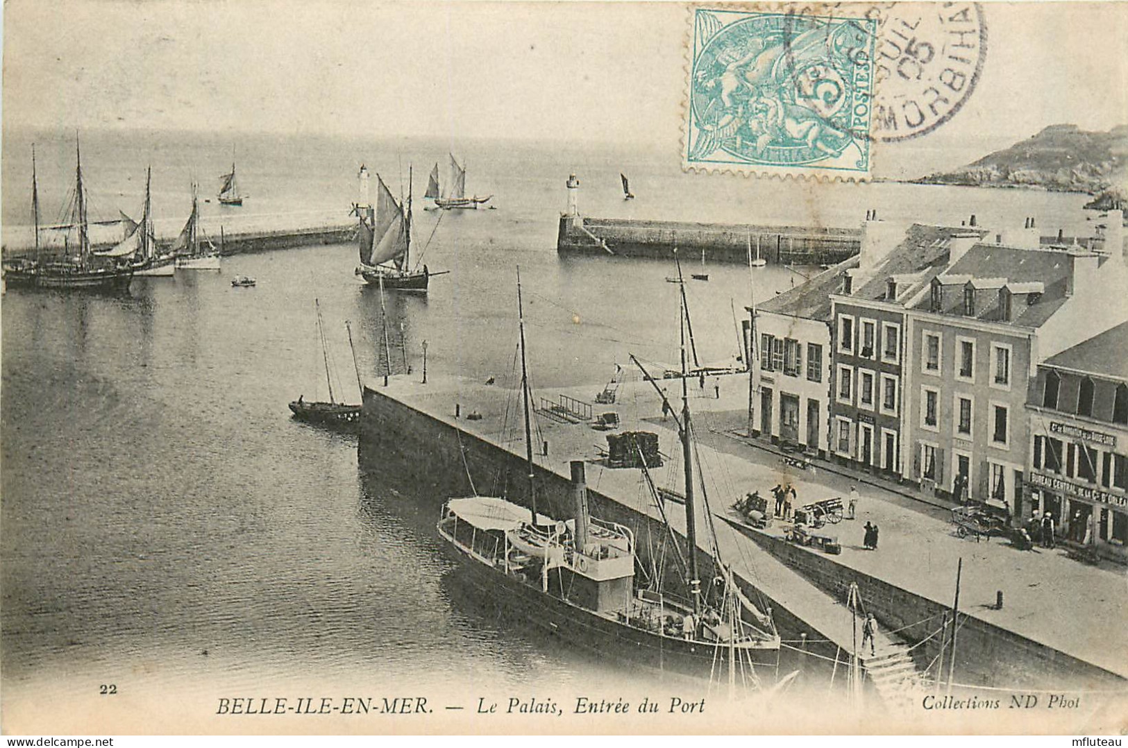 56* BELLE ILE EN MER  Le Palais – Entree Du Port       RL37.0912 - Belle Ile En Mer