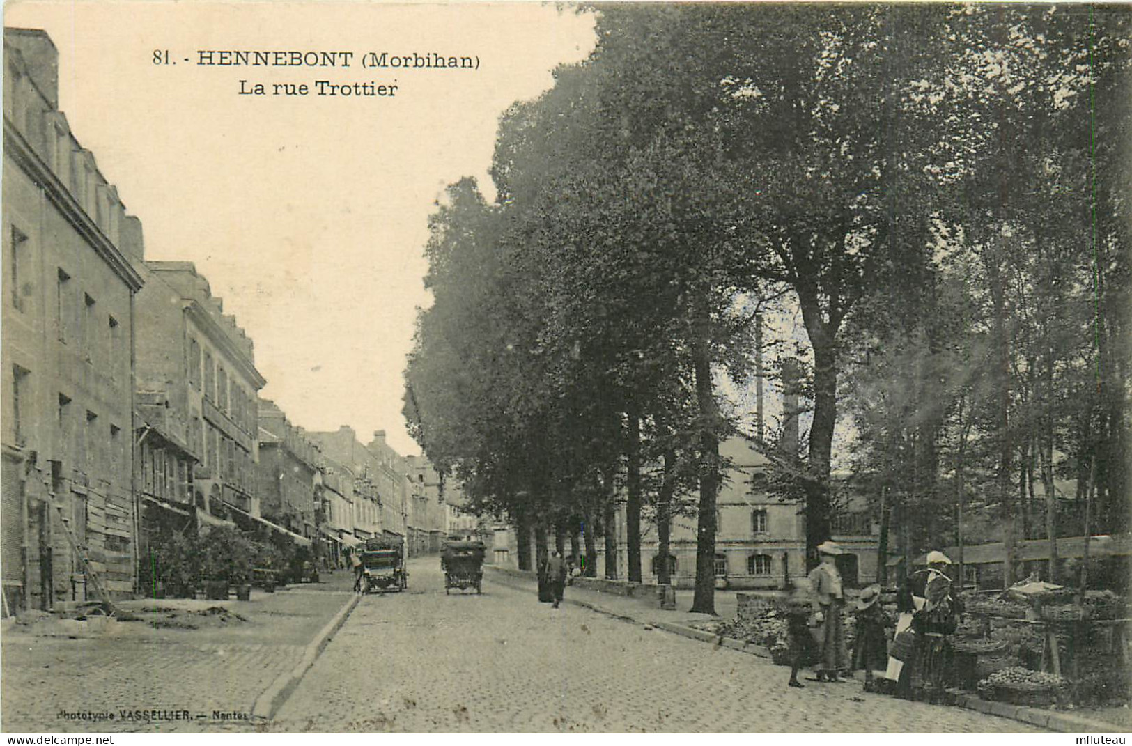 56* HENENBONT    La Rue Trottier         RL37.0856 - Hennebont