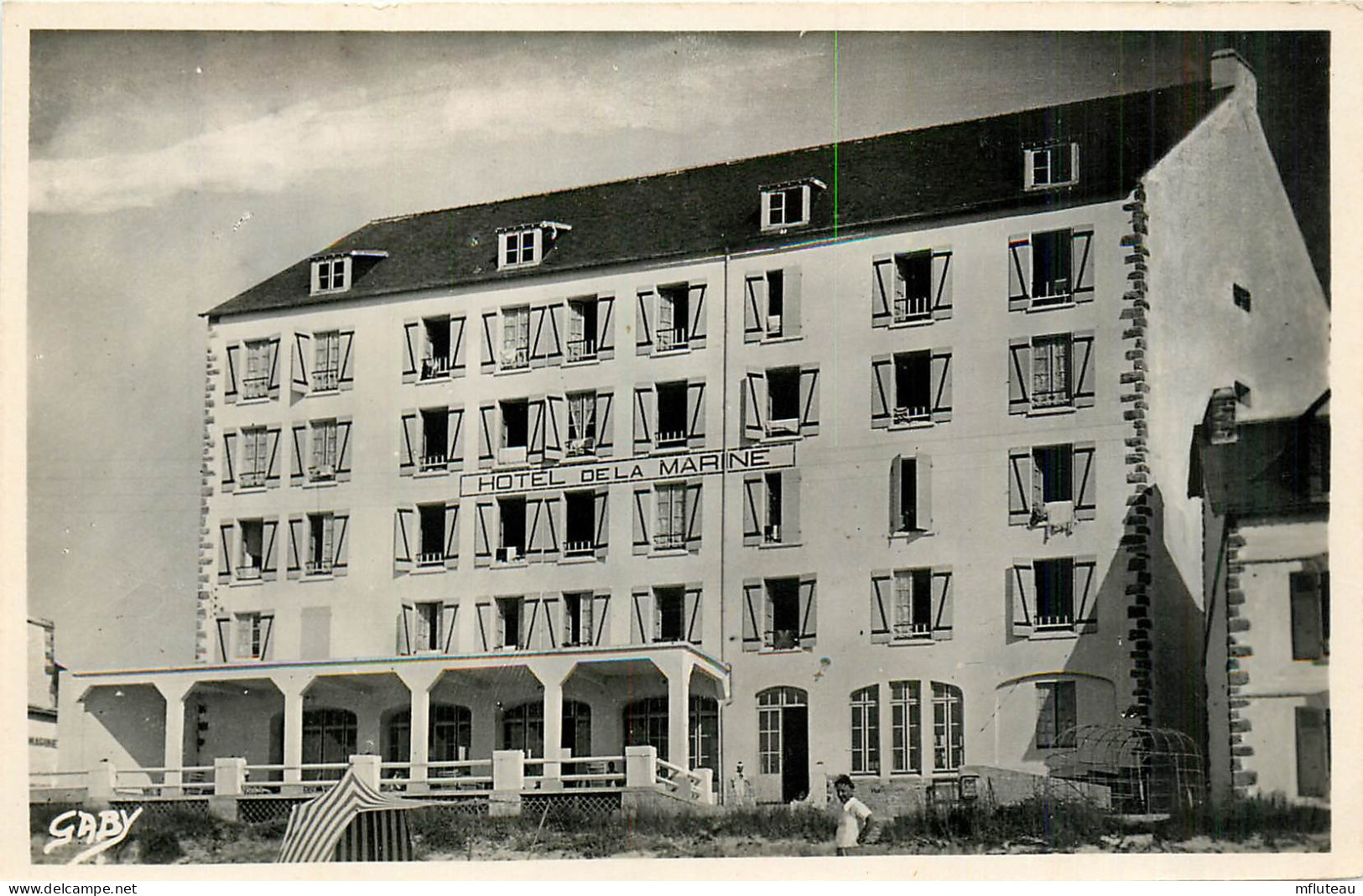 56* CARNAC   Plage – Hotel De La Marine  CPSM (9x14cm)        RL37.0825 - Carnac
